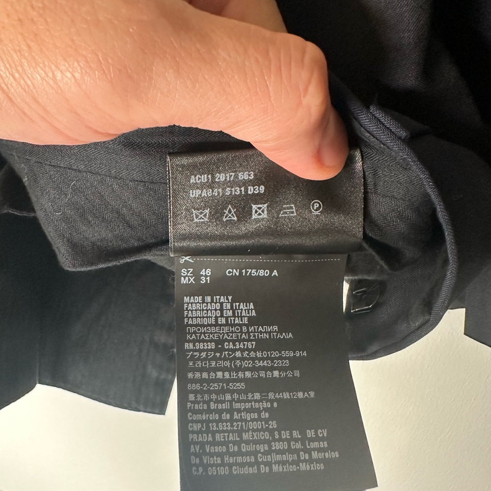 Prada Navy Wool Suit Set - Picture 6 of 11